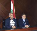 الرئيس السنيورة يعلن من السراي الكبير وقف المفاوضات مع وزيرة الخارجية الامريكية  رايس اثر مجزرة قانا خلال عدوان تموز - 30 7 2006