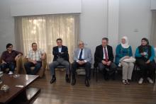 الرئيس السنيورة خلال احد اللقاءات في مكتبه في الهلالية