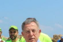 الرئيس السنيورة خلال الجولة في صيدا