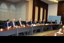 جانب من اجتماع الكتلة في بيت الوسط